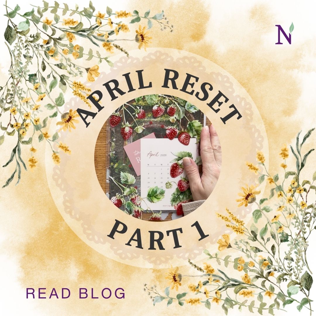 Opening My April Planner 🌿 | A Simple Monthly Reset Routine (Part 1)