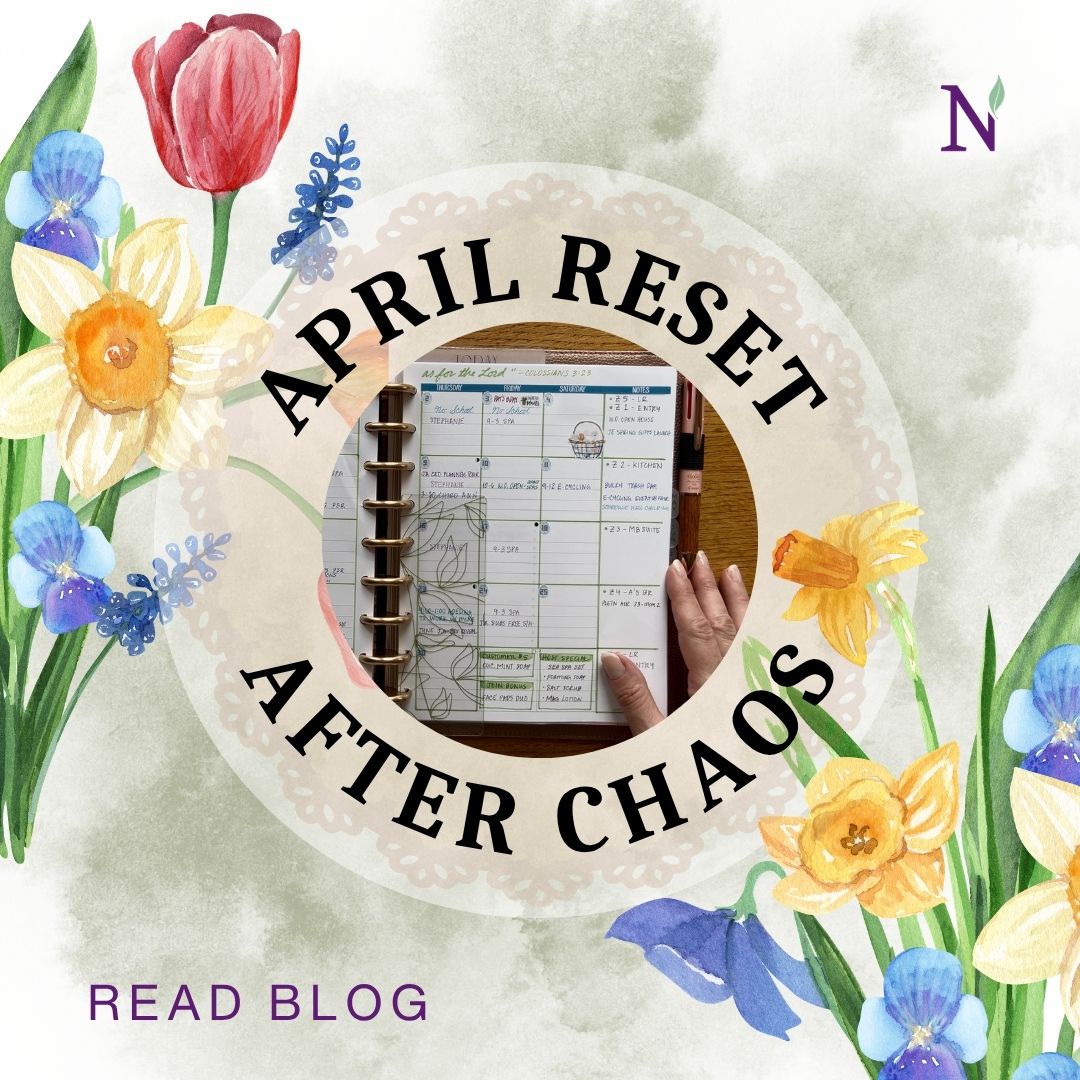 April Planner Reset + Finding Peace After an Unexpected Start