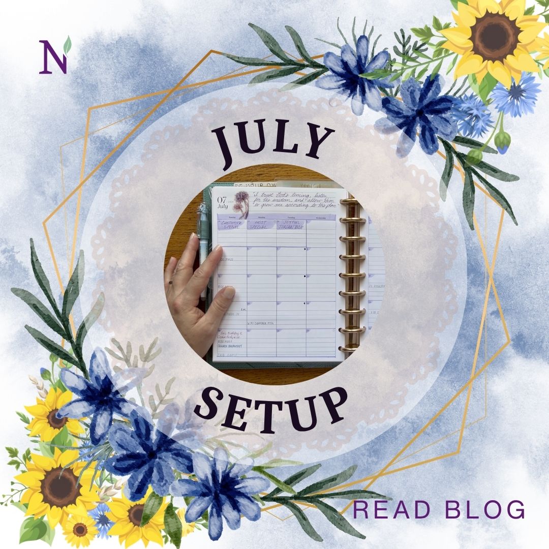 My July Planner Setup: Creating a Peaceful Summer Rhythm