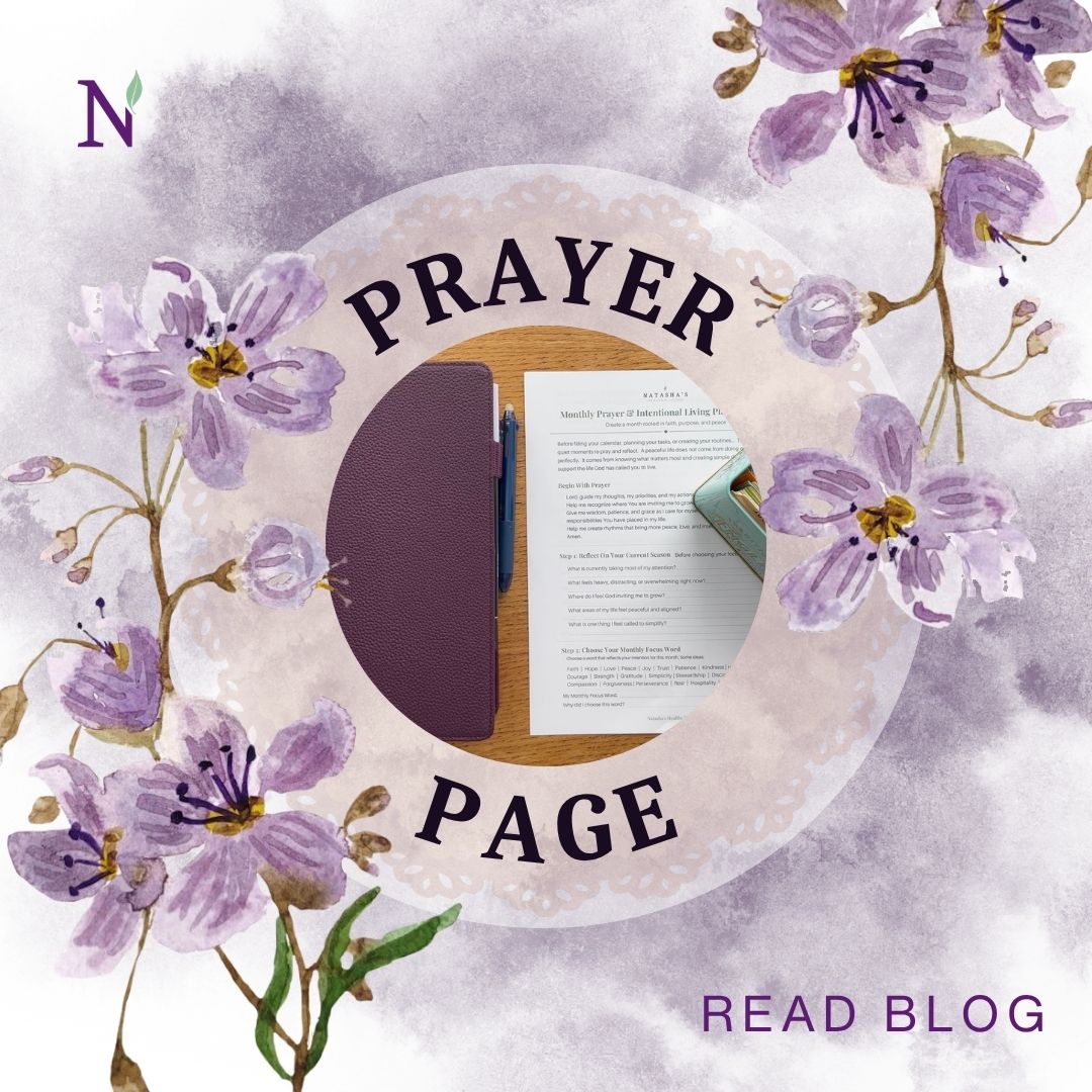 How I Create My Monthly Prayer Page (Faith-Based Planning for an Intentional Month)
