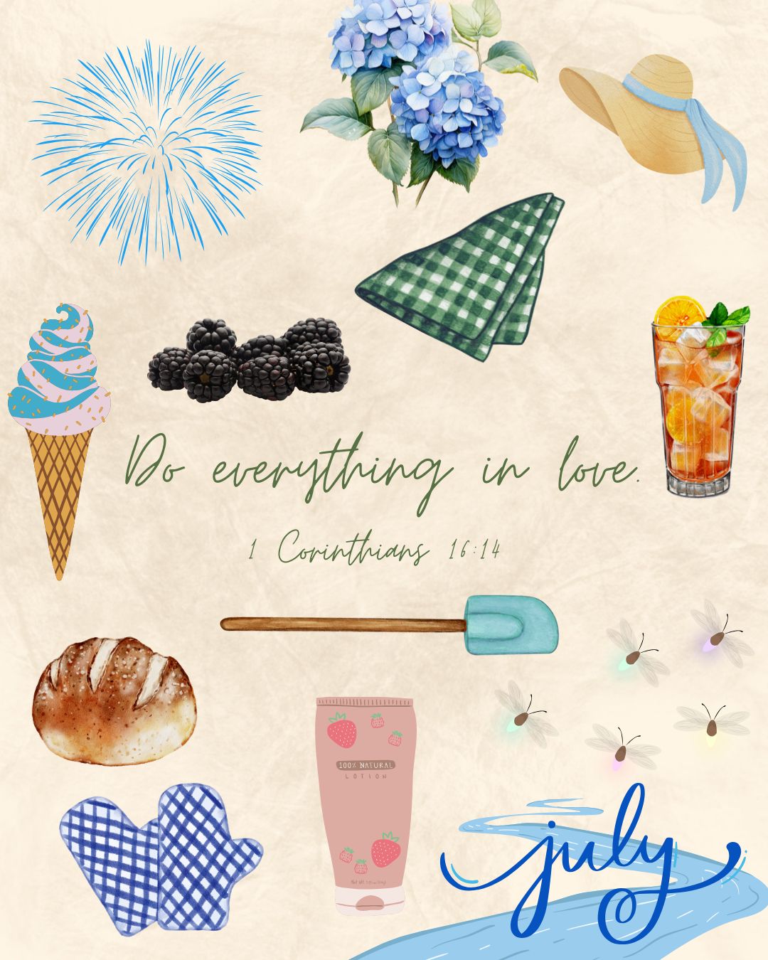 July is a great time to pause and remember: Do everything in love. 💛

Whether it’s how we care for our health, how we show up for others, or how we take care of ourselves — love makes the difference.

Grateful for this season and all the small ways we can choose love every day.

#HealthyLiving #DoEverythingInLove #FaithAndWellness #GraceInTheEveryday