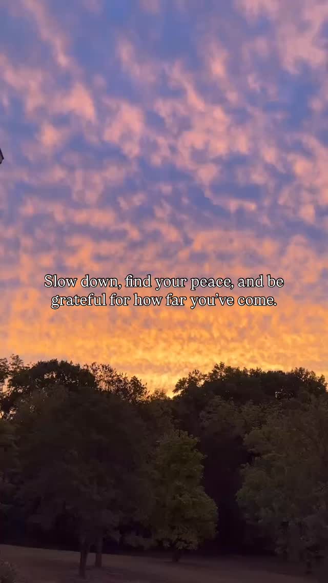 Let the sunset be your reminder to slow down, find your peace, and be grateful for how far you’ve come. 🌅✨ 

#NatashasHealthyLiving #Gratitude