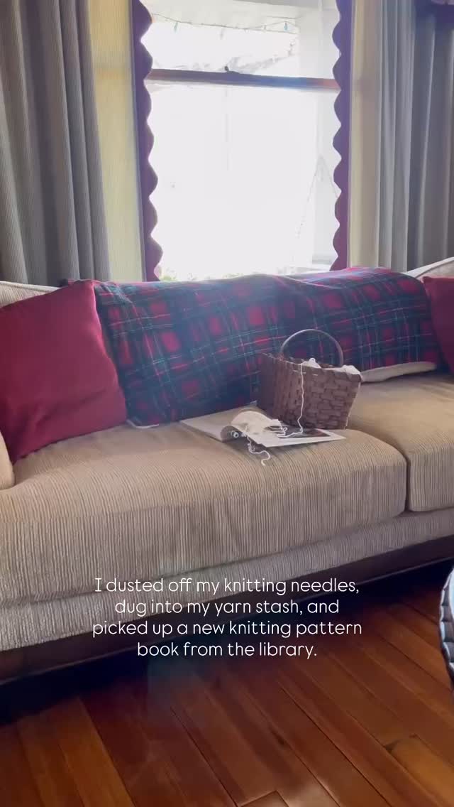 One of the new things I’m doing this year is getting back to some of my favorite hobbies so I can weave a little TLC into each day. 🤍✨

So, I dusted off my knitting needles, dug into my yarn stash, and picked up a new knitting pattern book from the library. It feels so good to have my hands back in the yarn—and thankfully, my knitting skills are mostly coming back. I guess it really is like riding a bike. 😊🧶

What are you doing each day to weave in a little enjoyment and self-care?

#SelfCareRoutine #SimpleJoys #SlowLiving #CozyHobbies #KnittingCommunity