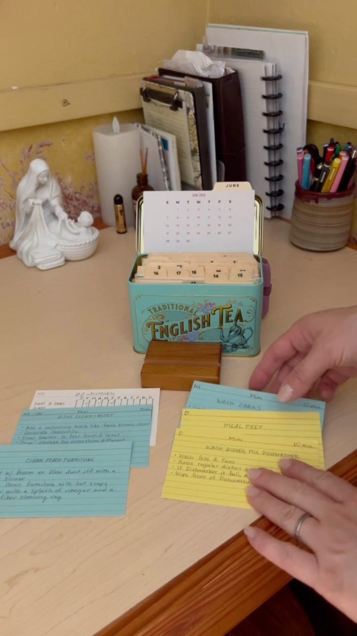 My course has officially been out for over a week, and I couldn’t be more grateful to everyone who has taken the leap and started their Peaceful Home Index Card journey. 🤍

Seeing so many of you choose to invest in creating calmer, more intentional rhythms for your homes has been incredibly encouraging. I truly hope this system brings you less overwhelm, more peace, and practical routines that actually work for your family.

Thank you for trusting me to be part of your journey. I can’t wait to see the transformations that happen one index card at a time. 🗂️✨

#PeacefulHome #HomeOrganization #SimpleLiving #IntentionalLiving #OrganizedHome