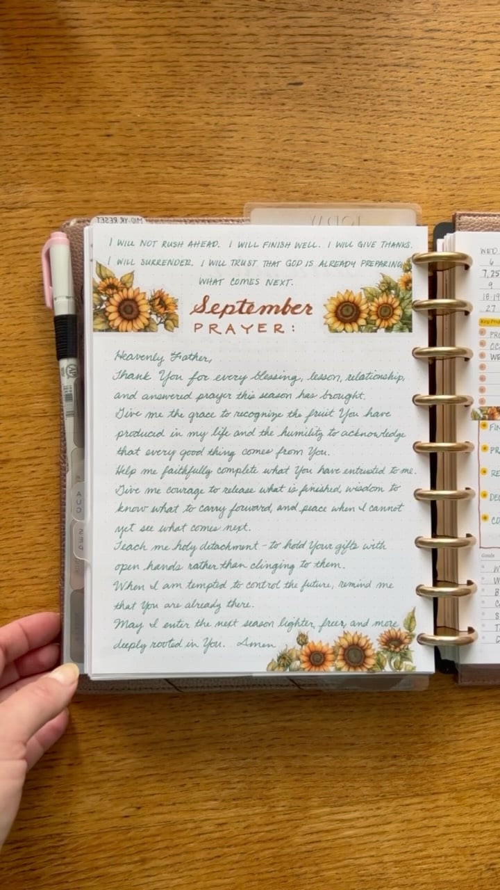 You can find my  Monthly Prayer & Intentional Living Planner Guide
on the Freebies tab on my website. 🤍

Featuring my current set up from @janesagenda 📒

#powerinthepause #pray #reflect #plannerguide #monthlyprayer