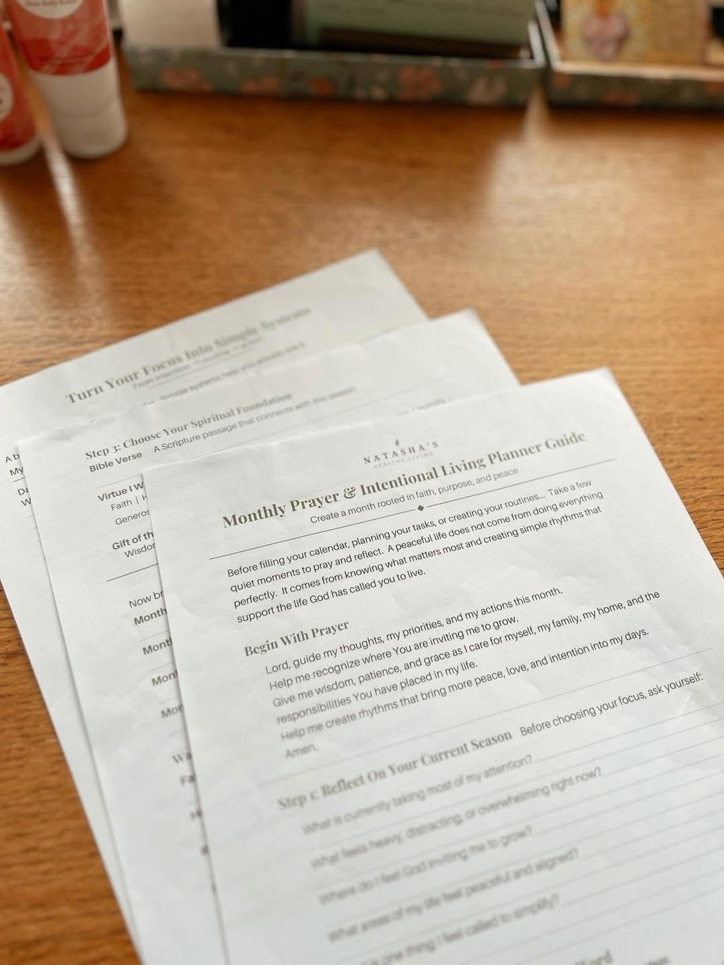 Did you know I have a whole collection of FREE resources waiting for you? 🌿🤍

If you’re feeling overwhelmed, trying to get your home organized, or just looking for a little more peace and intention in your everyday routines, I’ve created these freebies to help you get started without adding another thing to your to-do list.

You’ll find resources for:

📒 Creating your own Peaceful Home Index Card System
🧲 Planning and organizing your home routines
🙏 Monthly prayer and intentional living
🧘‍♀️ Simple, realistic self-care
🌿 Understanding magnesium and supporting your wellness
🗓️ Weekly wellness planning
📓 Organizing your planner
🍂 Seasonal resets and more!

They’re simple, practical, and completely free. You can choose the resource that fits what you need right now and have it delivered straight to your inbox.

Sometimes you don’t need a complete life overhaul. You just need one little tool to help you take the next step.

Come grab a freebie and let’s create a little more peace, one small step at a time. 🤍
