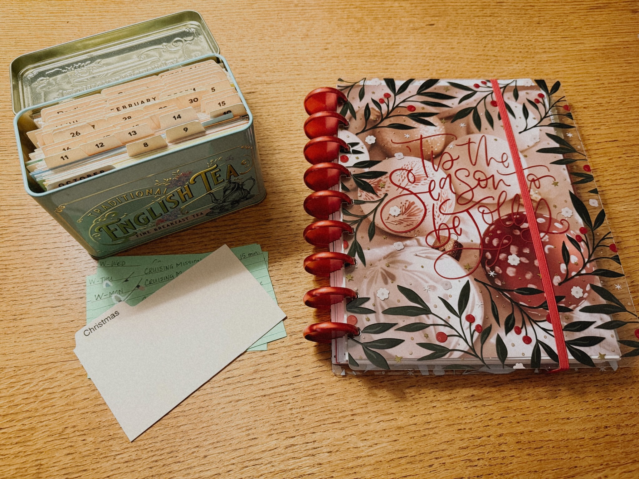 Believe it or not, it’s time to start preparing for the Holidays… Hence, my holiday planner cover from @janesagenda + my Christmas labeled index tab. 😉 

PS - You can watch all of my daily videos in the Cruising Through the Holidays Playlist and use your Holiday Cruising Mission Cards if you have them. I’ll stick the link on my stories!

#holidays #holidayplanning #holidaytidy